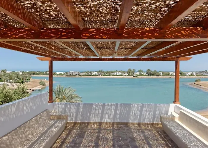 White With Open Lagoon View